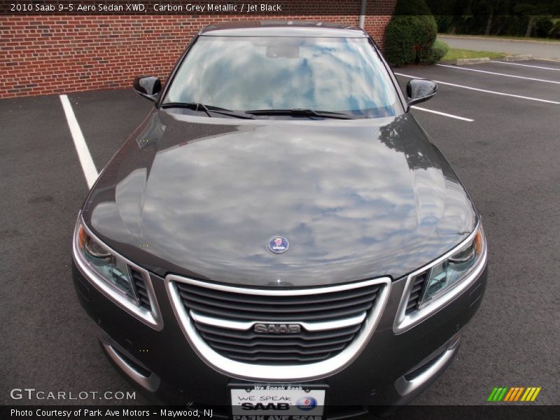 Carbon Grey Metallic / Jet Black 2010 Saab 9-5 Aero Sedan XWD