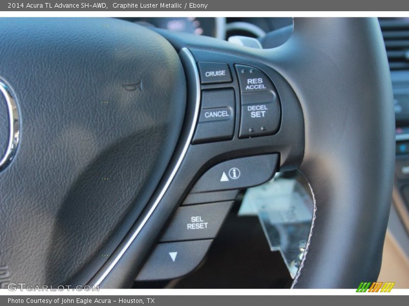 Graphite Luster Metallic / Ebony 2014 Acura TL Advance SH-AWD