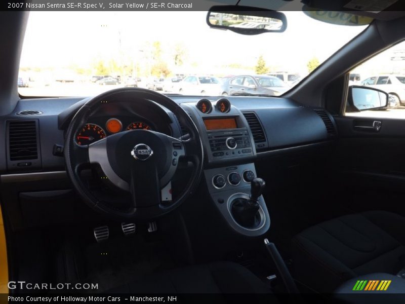 Solar Yellow / SE-R Charcoal 2007 Nissan Sentra SE-R Spec V