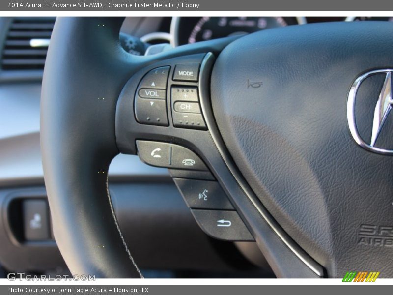 Graphite Luster Metallic / Ebony 2014 Acura TL Advance SH-AWD