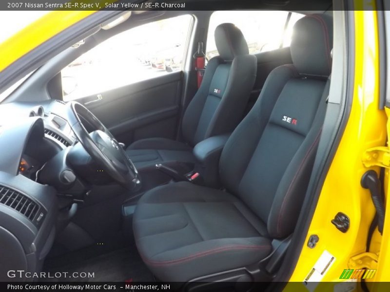 Solar Yellow / SE-R Charcoal 2007 Nissan Sentra SE-R Spec V