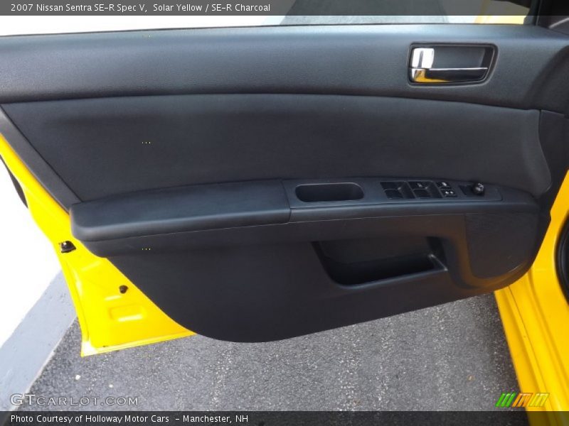 Solar Yellow / SE-R Charcoal 2007 Nissan Sentra SE-R Spec V