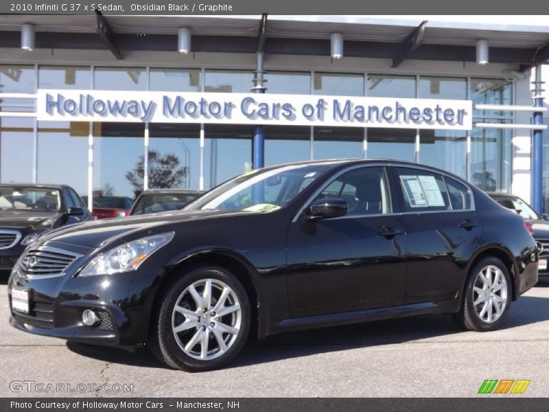 Obsidian Black / Graphite 2010 Infiniti G 37 x S Sedan