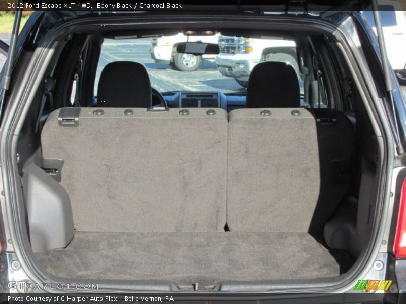 Ebony Black / Charcoal Black 2012 Ford Escape XLT 4WD