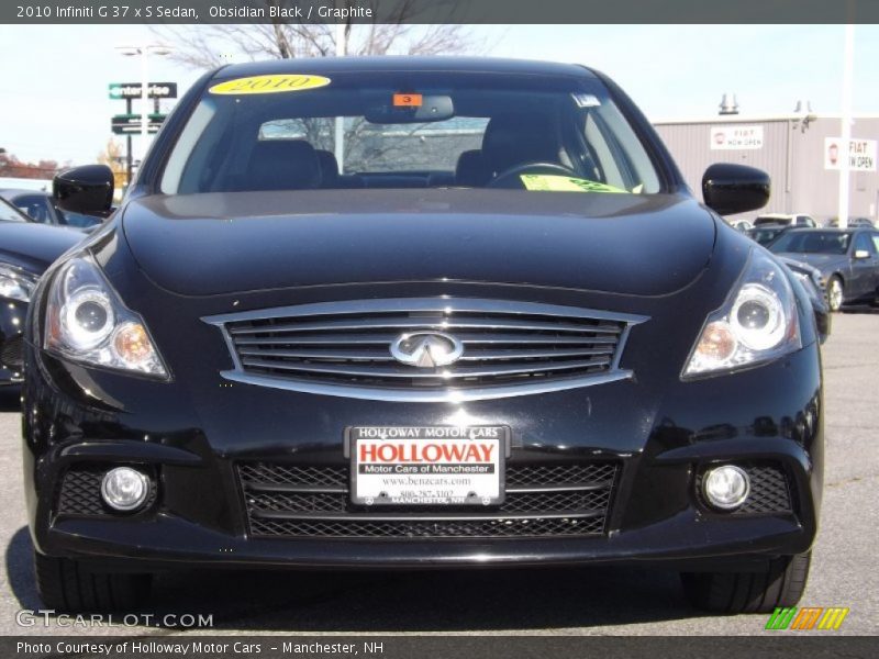 Obsidian Black / Graphite 2010 Infiniti G 37 x S Sedan