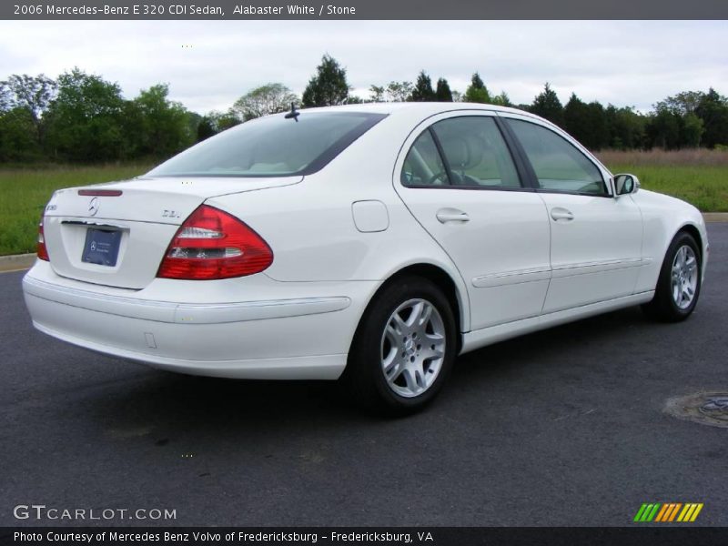 Alabaster White / Stone 2006 Mercedes-Benz E 320 CDI Sedan
