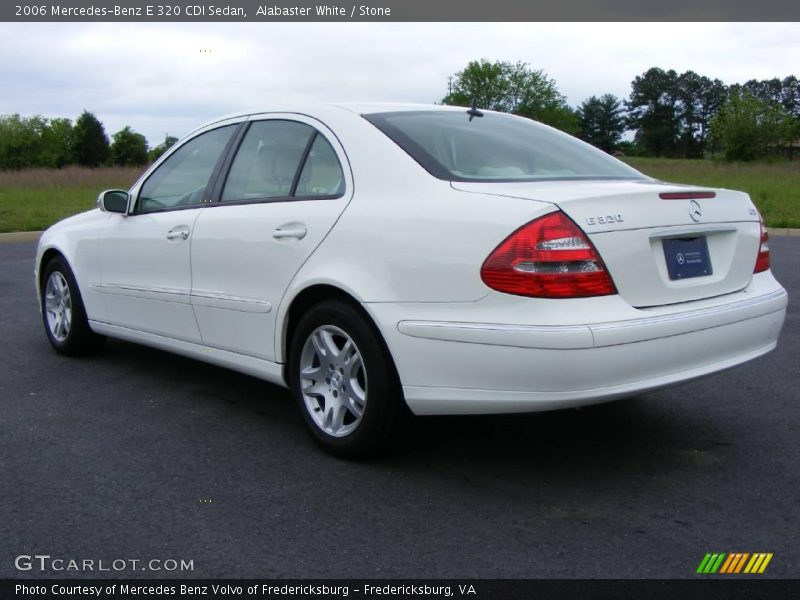 Alabaster White / Stone 2006 Mercedes-Benz E 320 CDI Sedan
