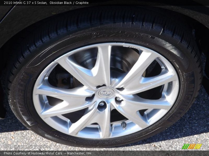 Obsidian Black / Graphite 2010 Infiniti G 37 x S Sedan