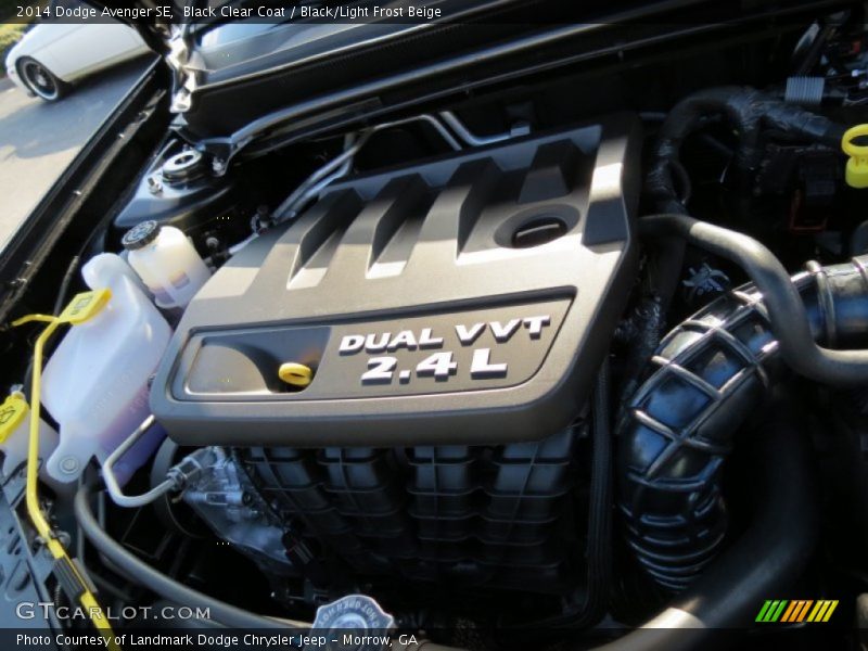 Black Clear Coat / Black/Light Frost Beige 2014 Dodge Avenger SE