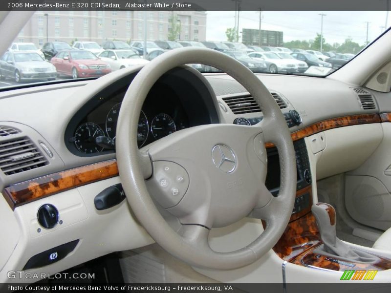 Alabaster White / Stone 2006 Mercedes-Benz E 320 CDI Sedan