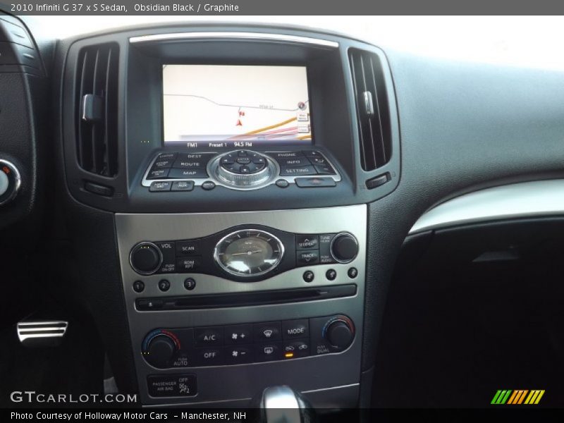 Obsidian Black / Graphite 2010 Infiniti G 37 x S Sedan