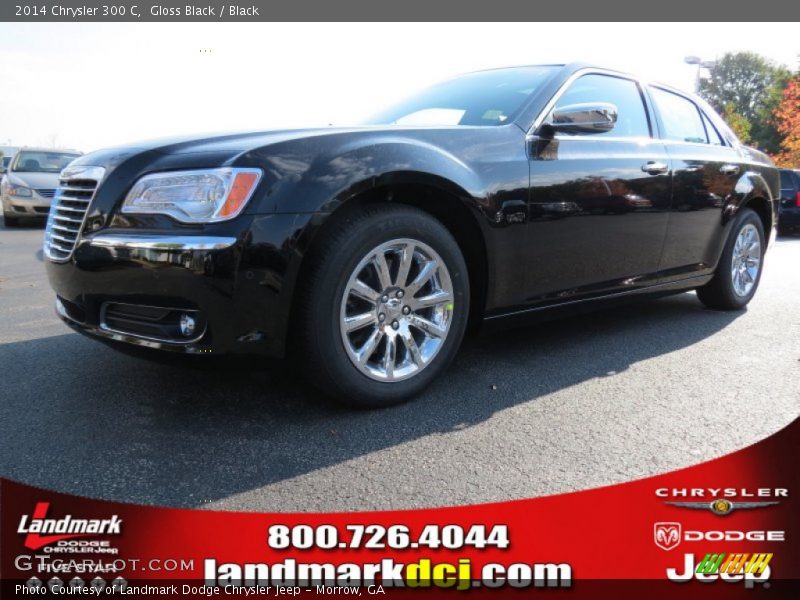 Gloss Black / Black 2014 Chrysler 300 C