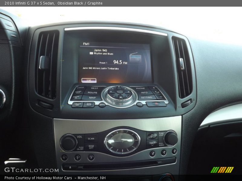 Obsidian Black / Graphite 2010 Infiniti G 37 x S Sedan