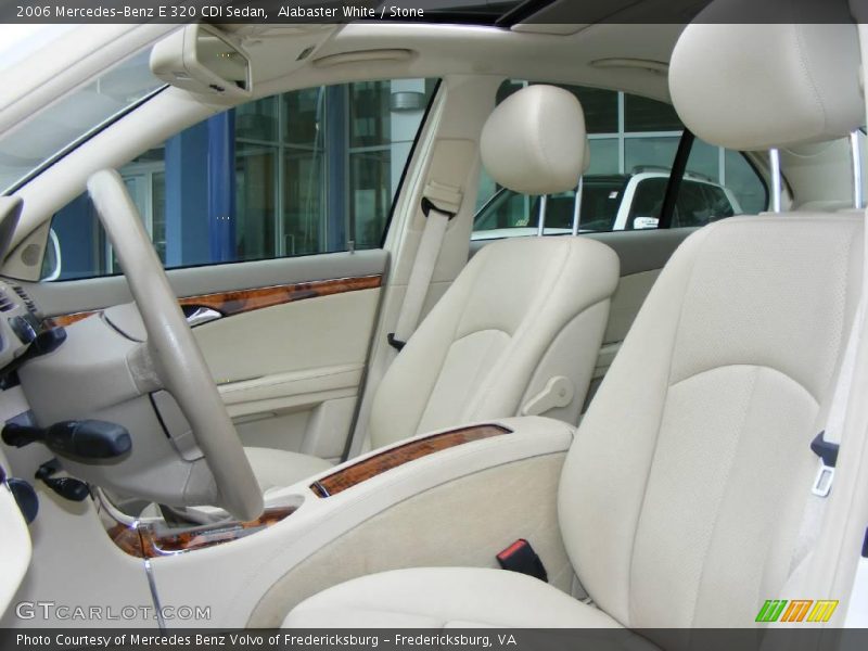 Alabaster White / Stone 2006 Mercedes-Benz E 320 CDI Sedan