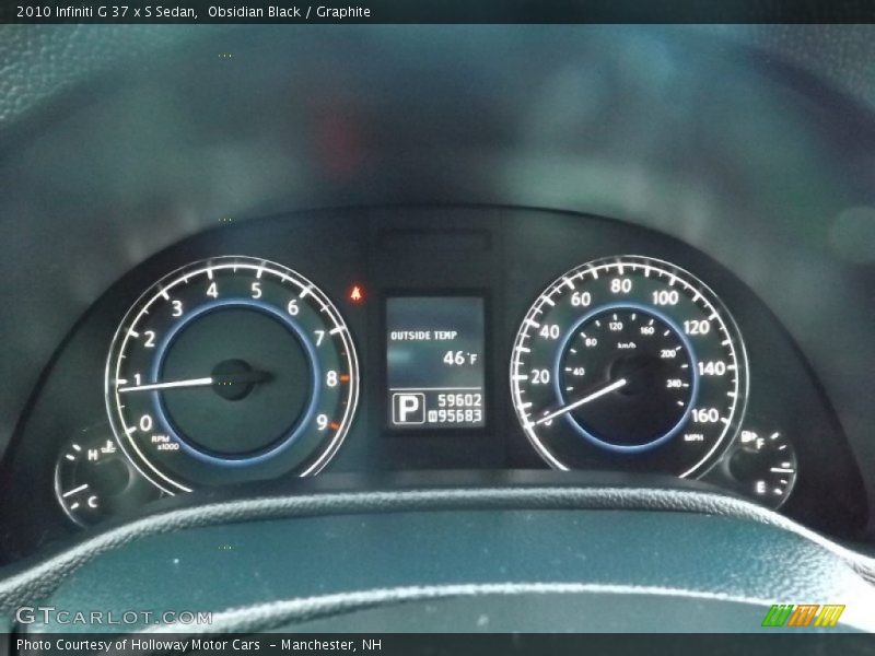 Obsidian Black / Graphite 2010 Infiniti G 37 x S Sedan