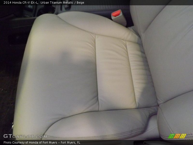 Urban Titanium Metallic / Beige 2014 Honda CR-V EX-L