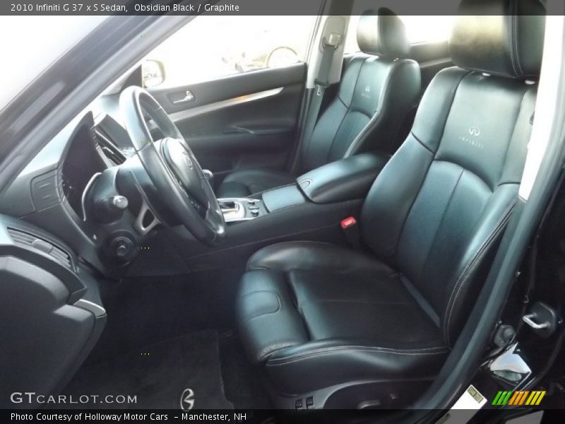 Obsidian Black / Graphite 2010 Infiniti G 37 x S Sedan