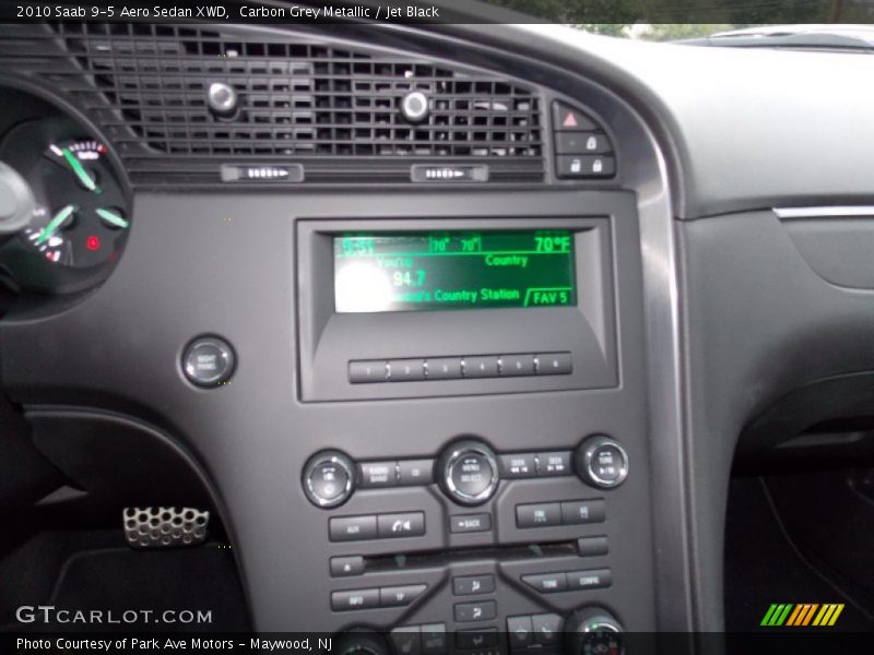 Carbon Grey Metallic / Jet Black 2010 Saab 9-5 Aero Sedan XWD