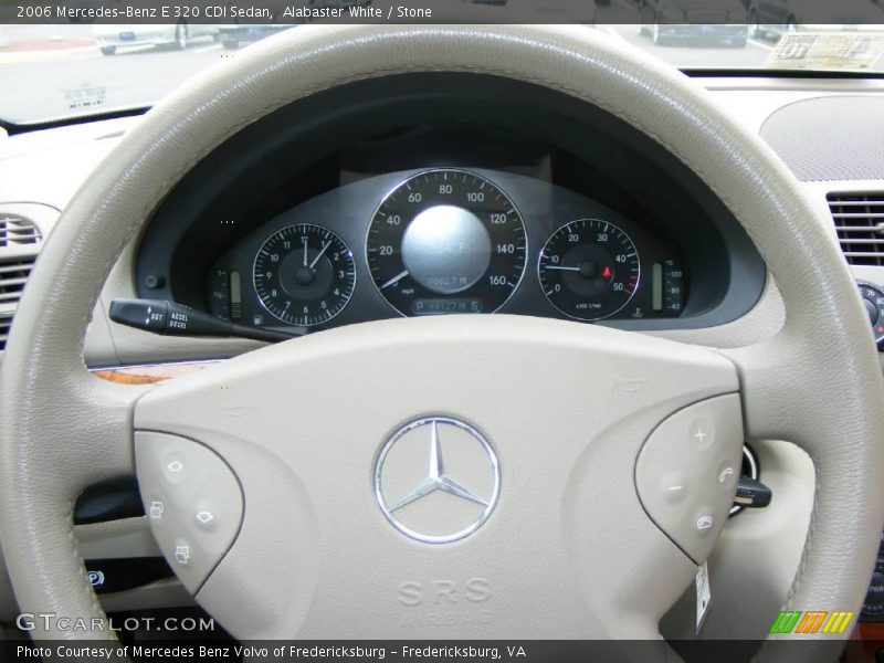 Alabaster White / Stone 2006 Mercedes-Benz E 320 CDI Sedan
