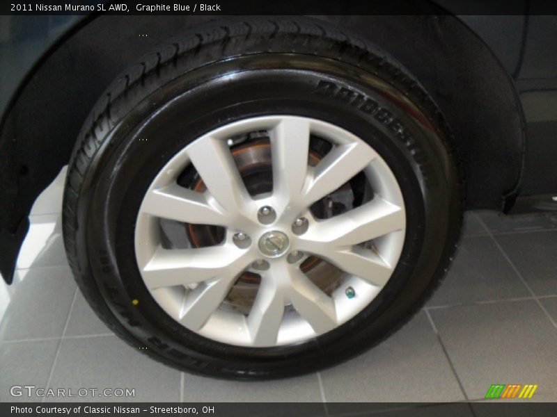 Graphite Blue / Black 2011 Nissan Murano SL AWD