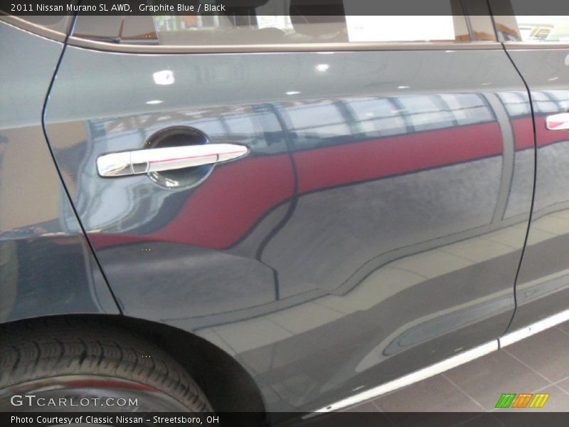 Graphite Blue / Black 2011 Nissan Murano SL AWD