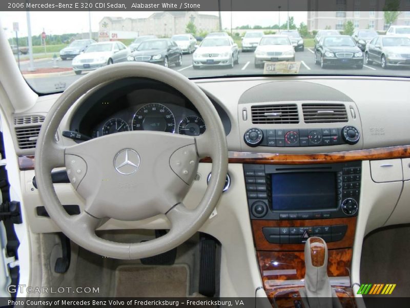 Alabaster White / Stone 2006 Mercedes-Benz E 320 CDI Sedan