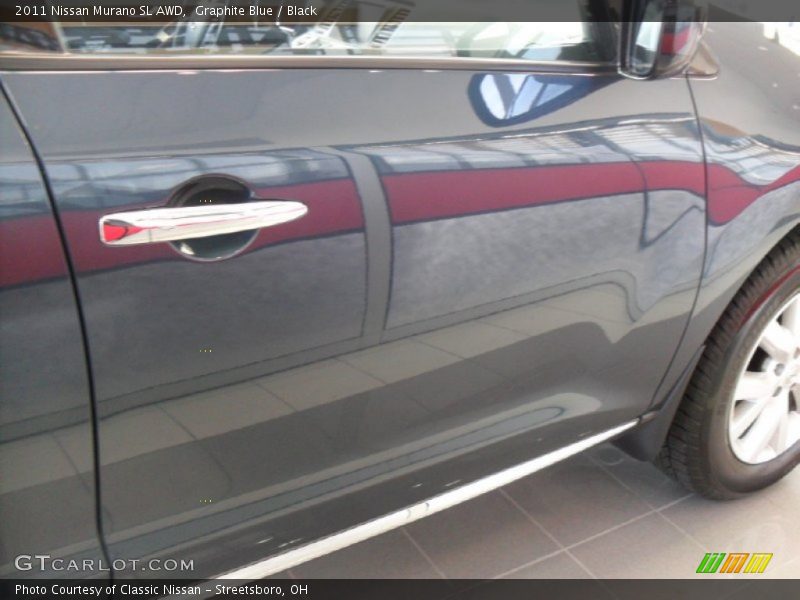 Graphite Blue / Black 2011 Nissan Murano SL AWD