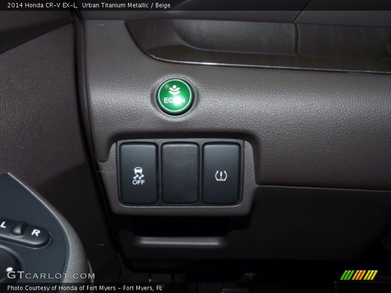 Urban Titanium Metallic / Beige 2014 Honda CR-V EX-L