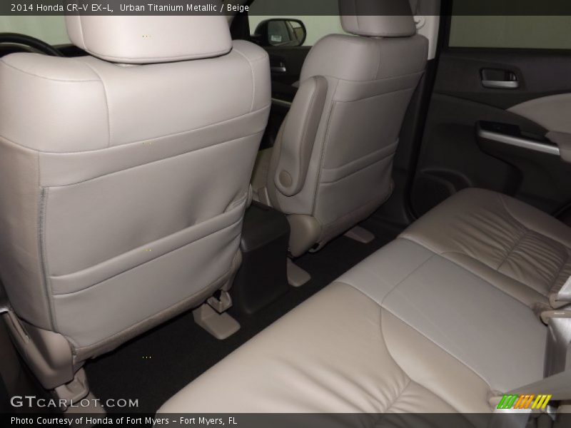 Urban Titanium Metallic / Beige 2014 Honda CR-V EX-L