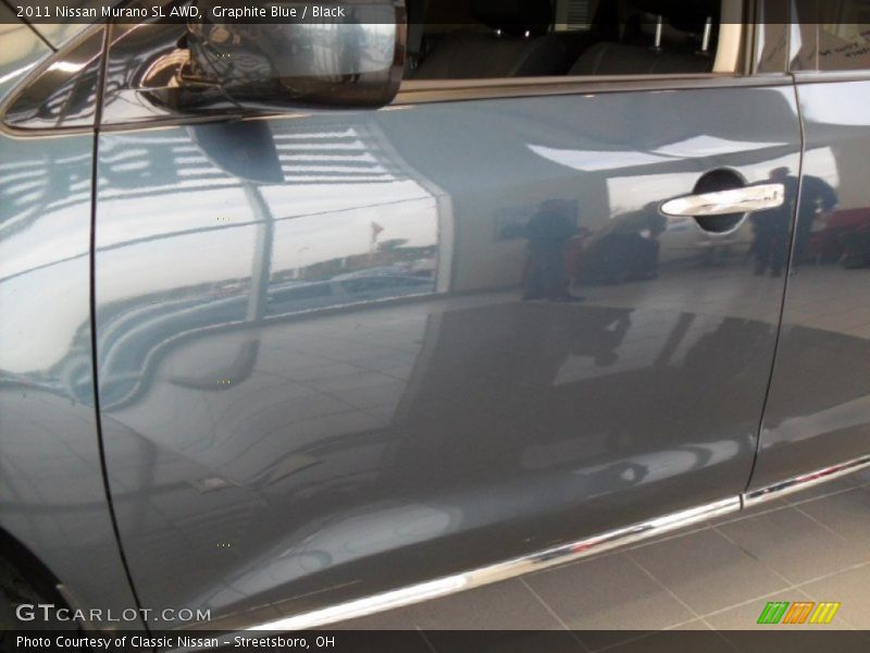 Graphite Blue / Black 2011 Nissan Murano SL AWD