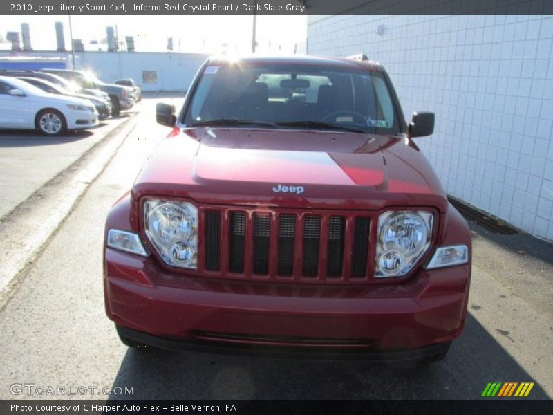 Inferno Red Crystal Pearl / Dark Slate Gray 2010 Jeep Liberty Sport 4x4