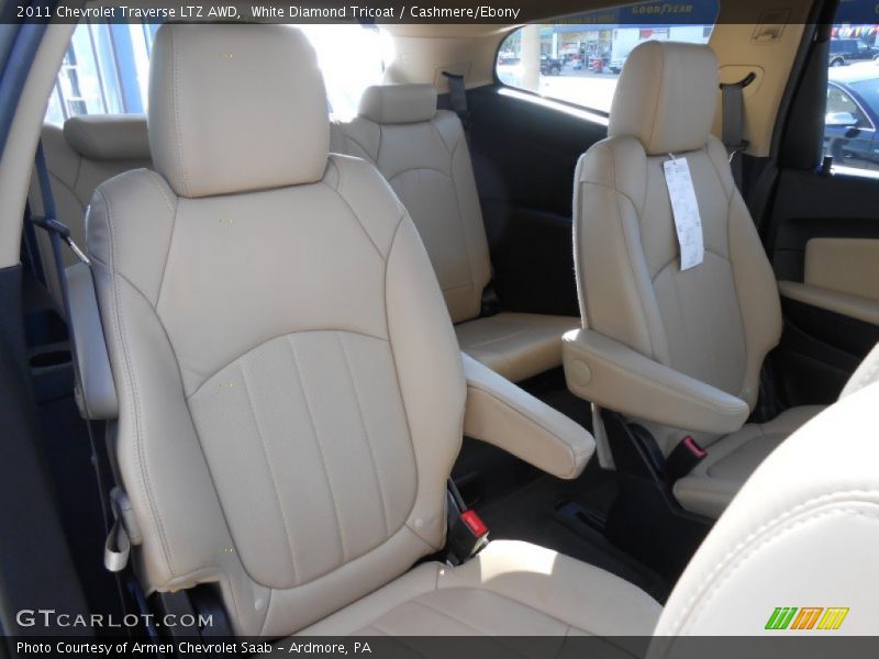 White Diamond Tricoat / Cashmere/Ebony 2011 Chevrolet Traverse LTZ AWD