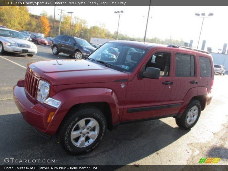 Inferno Red Crystal Pearl / Dark Slate Gray 2010 Jeep Liberty Sport 4x4