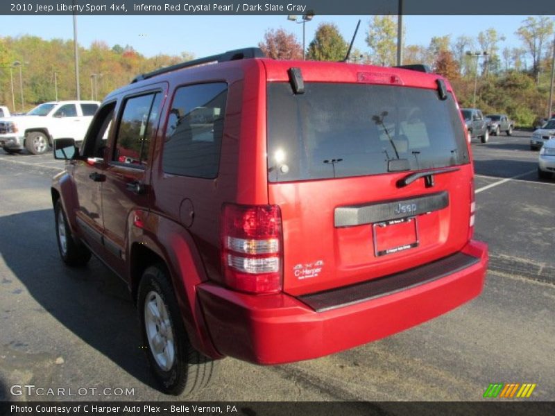 Inferno Red Crystal Pearl / Dark Slate Gray 2010 Jeep Liberty Sport 4x4