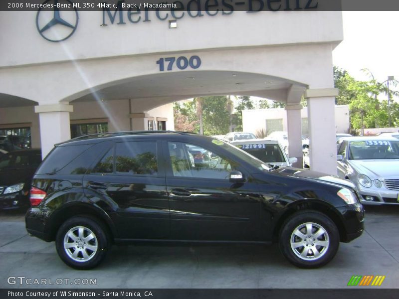 Black / Macadamia 2006 Mercedes-Benz ML 350 4Matic