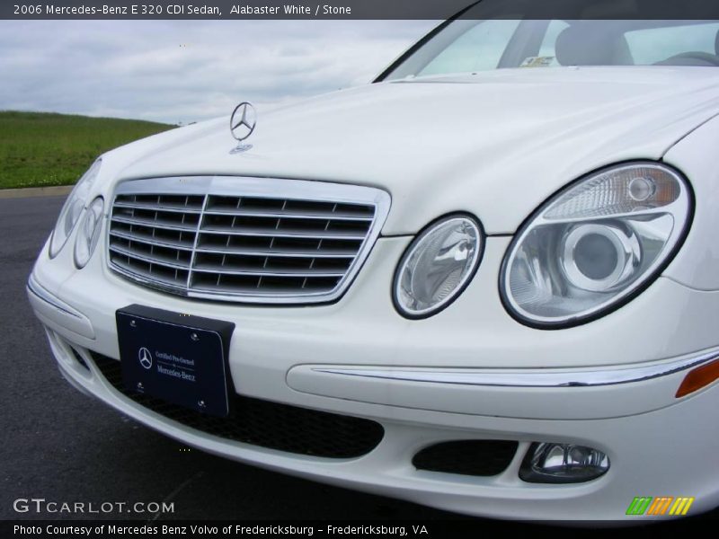 Alabaster White / Stone 2006 Mercedes-Benz E 320 CDI Sedan