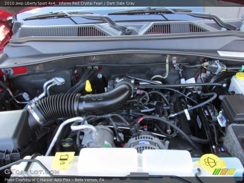 Inferno Red Crystal Pearl / Dark Slate Gray 2010 Jeep Liberty Sport 4x4