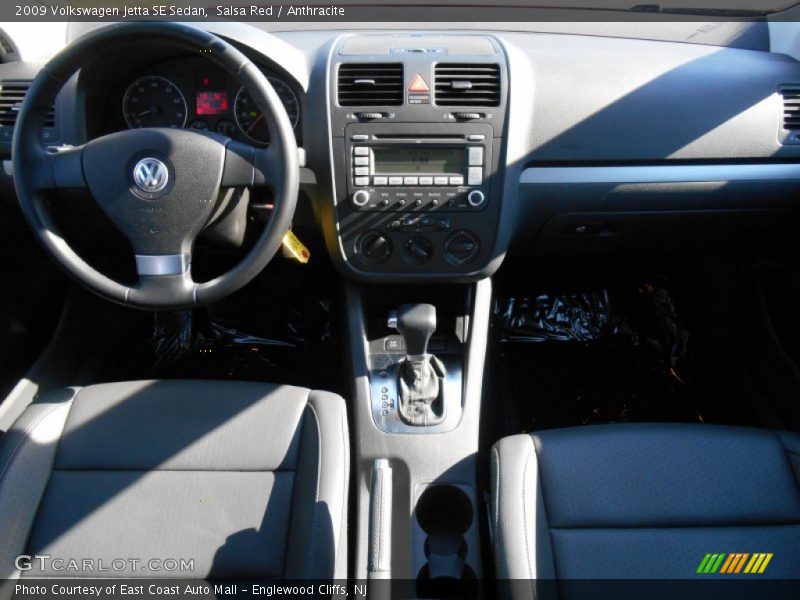 Salsa Red / Anthracite 2009 Volkswagen Jetta SE Sedan