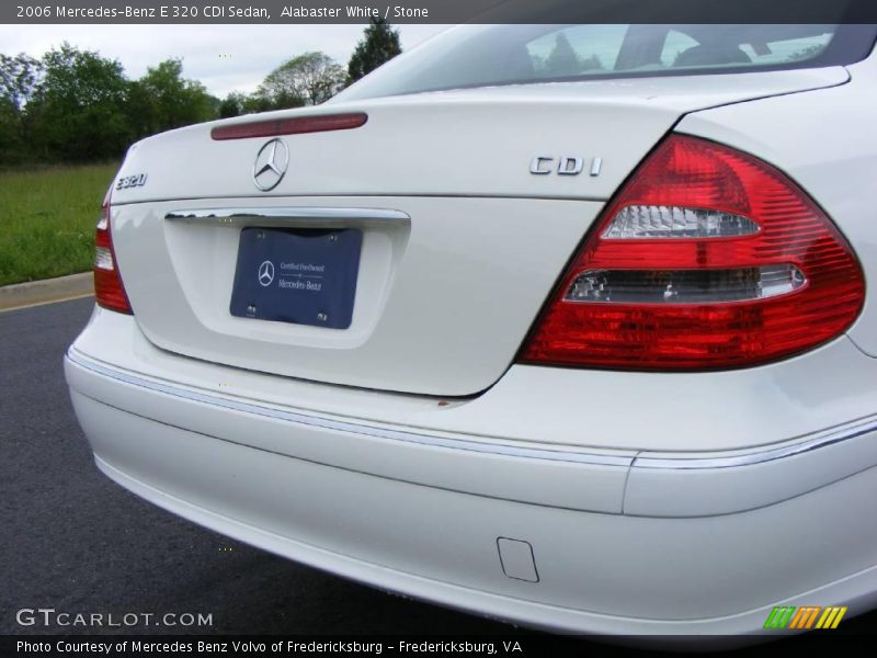 Alabaster White / Stone 2006 Mercedes-Benz E 320 CDI Sedan