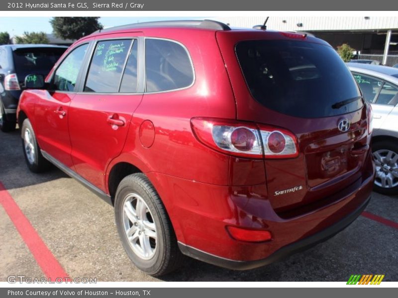 Sierra Red / Gray 2012 Hyundai Santa Fe GLS