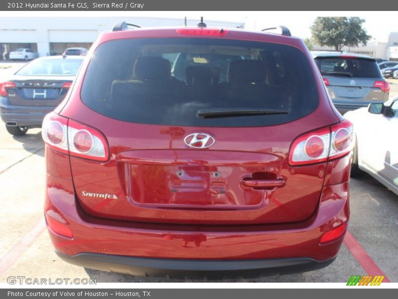 Sierra Red / Gray 2012 Hyundai Santa Fe GLS