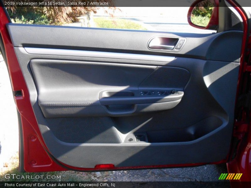 Salsa Red / Anthracite 2009 Volkswagen Jetta SE Sedan