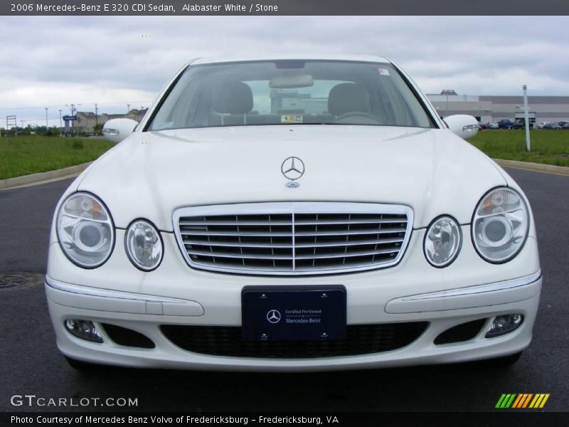 Alabaster White / Stone 2006 Mercedes-Benz E 320 CDI Sedan