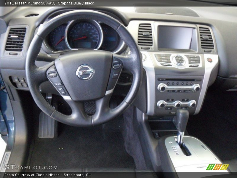 Graphite Blue / Black 2011 Nissan Murano SL AWD