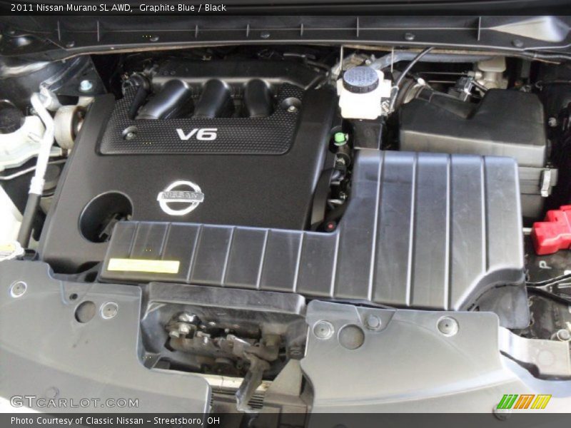 Graphite Blue / Black 2011 Nissan Murano SL AWD