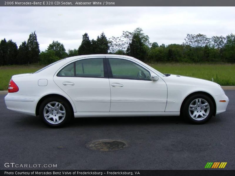 Alabaster White / Stone 2006 Mercedes-Benz E 320 CDI Sedan
