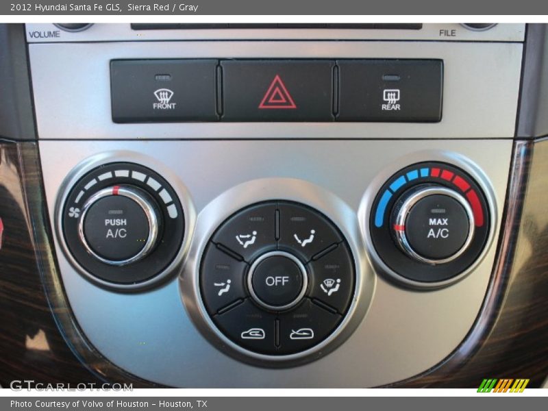 Sierra Red / Gray 2012 Hyundai Santa Fe GLS