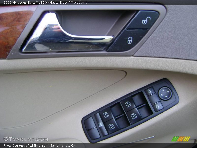 Black / Macadamia 2006 Mercedes-Benz ML 350 4Matic