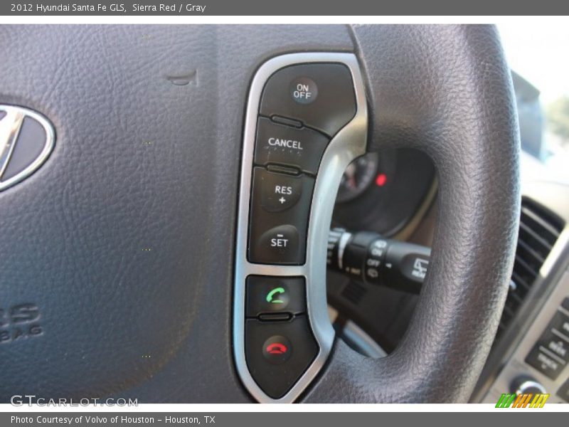 Sierra Red / Gray 2012 Hyundai Santa Fe GLS