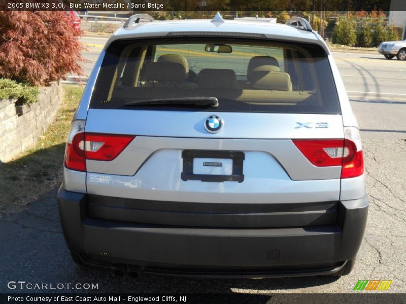 Blue Water Metallic / Sand Beige 2005 BMW X3 3.0i